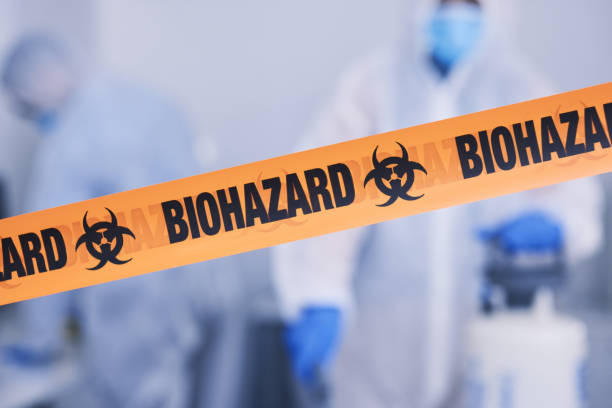 Professional Biohazard Cleanup technician working in Elk Creek, NE
